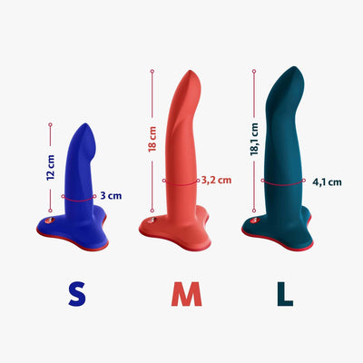 Fun Factory Adult Toys | 'LIMBA Flex' Suction Cup Dildo & Strap On Adult Sex Toy | Dildo for Women, Men, and Couples (Flashy Coral, Medium)