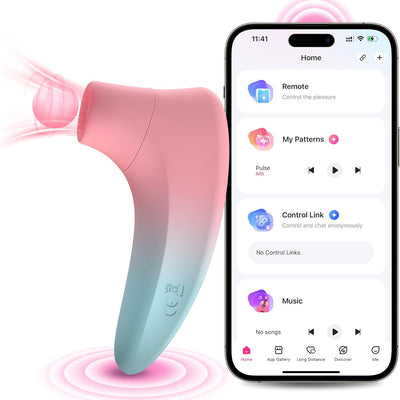 LOVENSE Tenera 2 PulseSense Clitoris Sucker - Clit Sucking Toy Nipples Stimulator Vibrator APP Controlled with Unlimited Levels Vibrating Adult Sex Toys Games for Women Couples Pleasure