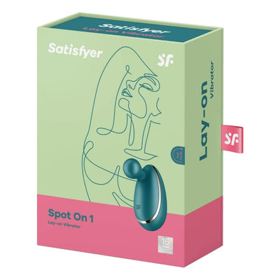 Satisfyer Spot On 1 Vibrator Sex Toy | Adult Toys for Women | Lay-on Vibrator with Magnetic Charging Port | Vibrating Sexual Pleasure Device | Stimulation Vibrators (Petrol)