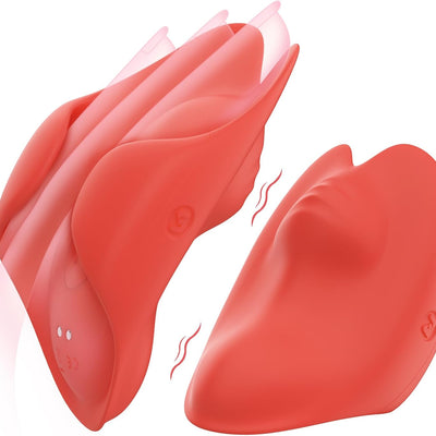 Tracy's Dog Clitoral Vibrators for Women, Palm Vibrator Sex Toy for Nipple Clitoral Stimulation, Couple Sex Toys for Women Foreplay Intuitive Pleasure, Wearable Mini Vibrator Adult Toy for Women