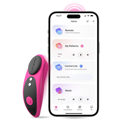 LOVENSE Ferri Wearable Magnetic Vibrating Panties, Long Distance Bluetooth Remote Reach with Music Sync, Partner & App Control