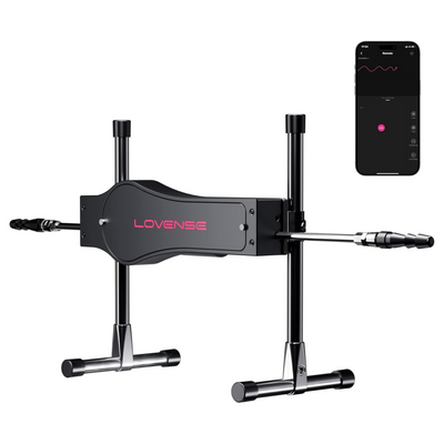 LOVENSE Automatic Sex Machine Sex Toys, Dual-Penetration Vaginal/Anal Massager, Electric Thrusting Dildo Machine Device with Adjustable Speed for Single, Couples