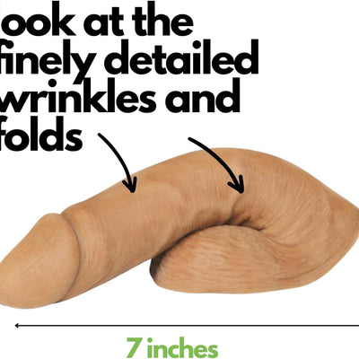 Fleshlight Packing Penis Large Caramel | Ultra Realistic | Mr. Limpy | Packer Gear for Female to Male Transgender | 7 Inches