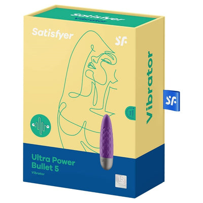 Satisfyer Ultra Power Bullet 5 Vibrator Sex Toy | Adult Toys for Women | Mini Clitoral Vibrator | Vibrating Sexual Pleasure Device | Stimulation Vibrators | Woman Sextoy (Violet)