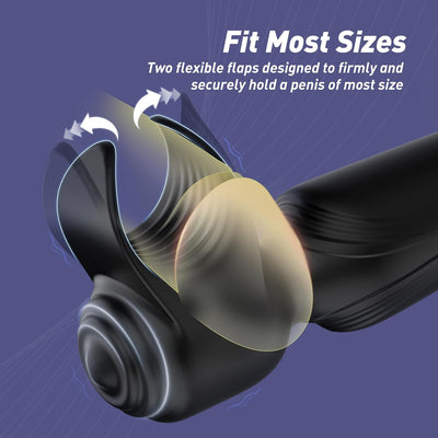 Tracy's Dog Wand Vibrator for Men and Couple, 2 in 1 Powerful Male Sex Toys Stroker for Glans Massage, Clitoris Stimulation for Partner Play, Adult Toys for Penis Clitoral Stimulation