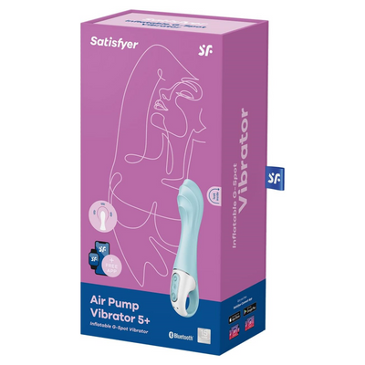 Satisfyer Air Pump Vibrator 5 Connect App Vibrator Sex Toy | Adult Toys For Women | G-Spot Stimulation | Vibrating Sexual Pleasure Device | Stimulation Vibrators | Female Wellness Tools | Woman Sextoy