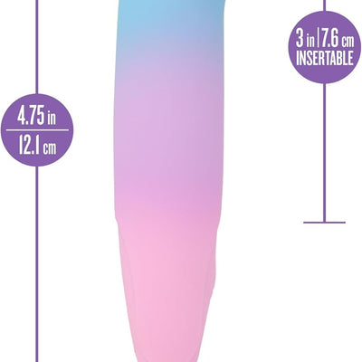 Blush Play with Me 4.75" Dolphin Kisses Silicone Bullet Vibrator, 10 Deep Mode, USB Charge Quiet Precision Tip Clitoral & Nipple Stimulator, IPX7, Soft Bendable Mini Adult Sex Toy for Women & Couples
