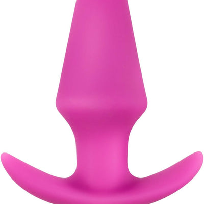 Blush Luxe 5" Discover Vibrating Starter Anal Plug, Ultrasilk Silicone Tapered Butt Plug, 10 Vibe Modes, EZ Handle, IPX7, Removable Bullet - 2-in-1 Play Adult Sex Toy for Women, Men, Couples - (Pink)