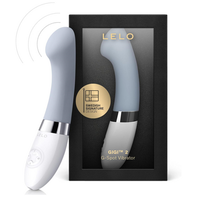 LELO Gigi 2 G Spot Vibrator for Her, Personal Massager, Powerful G Spot Toy with 8 Vibration Patterns, Curved Silent Vibrator for Mind Blowing Fun, Adult Toy, Grey