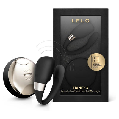 LELO TIANI 3, Couples Vibrator, Remote Controled Sex Toy for Adults, Couple Sex Toy Wireless and Hands-Free Vibrator Satisfaction Adult Sex Toys for Women and Men, Black
