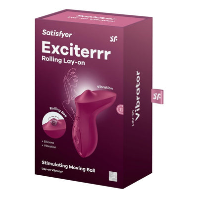 Satisfyer Exciterrr Vibrator Sex Toy | Adult Toys for Women | Best Strong Sucking Clitoral Stimulation | Vibrating Sexual Pleasure Device | Stimulation Vibrators | Woman Sextoy (Berry)