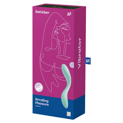 Satisfyer Rrrolling Pleasure Vibrator Sex Toy | Adult Toys for Women | Best G-Spot Clit Stimulation | Vibrating Sexual Pleasure Device | Stimulation Vibrators | Woman Sextoy (Mint)