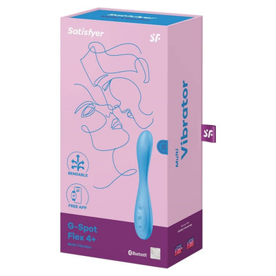 Satisfyer G-Spot Flex 4 Connect App Vibrator Sex Toy | Adult Toys for Women | Multi Vibrator + APP | Vibrating Sexual Pleasure Device | Stimulation Vibrators | Female Wellness Tools | Woman Sextoy