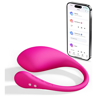 LOVENSE Lush 3 Remote Control Vibrator for Women, Wearable G-spot Vibrators with Remote App Controlled for Female Couples, Discreet Long Distance Adult Sex Toys & Games with Unlimited Vibration Modes