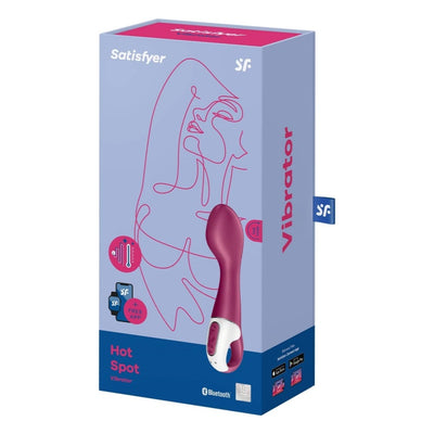 Satisfyer Hot Spot Connect App Vibrator Sex Toy | Adult Toys for Women | Best G-Spot Clit Stimulation | Vibrating Sexual Pleasure Device | Stimulation Vibrators | Female Wellness Tools | Woman Sextoy