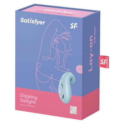Satisfyer Dipping Delight Vibrator Sex Toy | Adult Toys for Women | Best Sucking Clitoral Stimulation | Vibrating Sexual Pleasure Device | Stimulation Vibrators | Woman Sextoy (Blue)