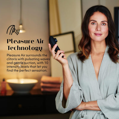 Womanizer Classic 2 Clit Sucker Sex Toys for Women | Clitoris Vibrator | Clitoral Stimulator Adult Toys | 10 Suction Speeds | Sexual Pleasure Tools for Women | Sex Accessories for Couples | Black