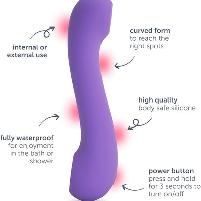 plusOne Thumping Arouser - 10 Settings to Stimulate The G-Spot and for Internal + External Pleasure - Waterproof & Rechargeable