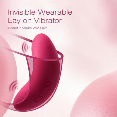 Clitoral Vibrator Sex Toys for Women - SVAKOM APP Remote Heating Tongue-Shaped Wearable Panty Vibrators with Detachable Finger Sleeve - Female Clit Stimulator Lay-on Vibe Personal Massager Adult Toy