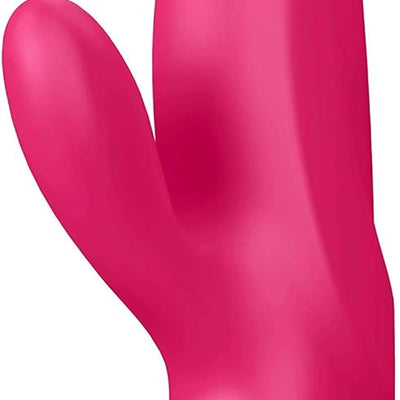 Satisfyer Mr. Rabbit Vibrator - G-Spot and Clitoris Stimulator, 12 Vibration Programs, Flexible Shaft, Retaining Ring - Soft Silicone, Waterproof, Rechargeable