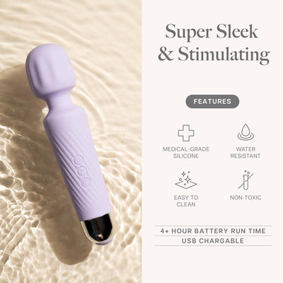 Ava Vibrator for Women – 4 Hour Battery Life | Water Resistant Body Safe Silicone | Clitoral Vibrator Sex Toy with 20 Patterns & 8 Speeds – Clit Stimulator Adult Sex Toys – Discreet Gift