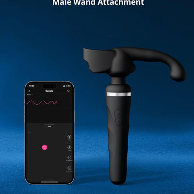 LOVENSE Domi 2 Prostate Massager Attachment for Men, Anal Vibrator for with APP Remote Control Toy, Prostate Stimulator Toy for Sex, Male Attachment for Domi 2 Vibrator Wands