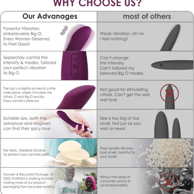 SVAKOM G Spot Vibe Dildo Vibrator with 25 Playful Vibration Pattern, Clitoral Stimulator for Women Couple Adult Sex Toys & Foreplay