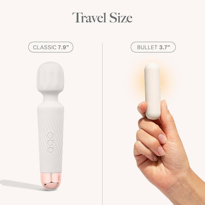 Ava Bullet HUM Vibrators for Women | Mini Vibrator Sex Toys | Clitoris Vibrator | Personal Massager | Waterproof Vibrators | Adult Toys | Gifts for Women | Bullet - Off White