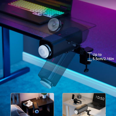 LOVENSE Solace Automatic Male Masturbator Stroker Toys, Hands-Free Electric Masturbators Cup with Adjustable Desk Mount 3D Realistic Pocket Pussy Adult Sex Toys & Games for Men Pleasure