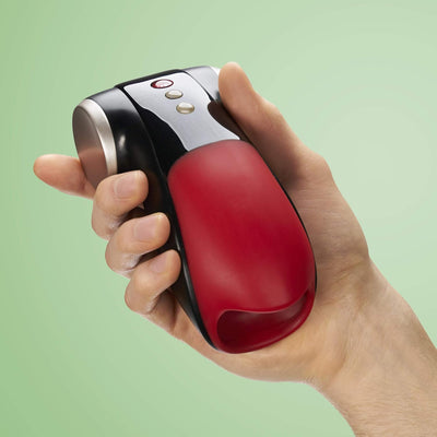 Fun Factory Adult Toys | 'Cobra Libre II' Penis Massager | Male Masturbator Sex Toy for Men | Sex Toys for Women, Men, & Couples (Black/Red)