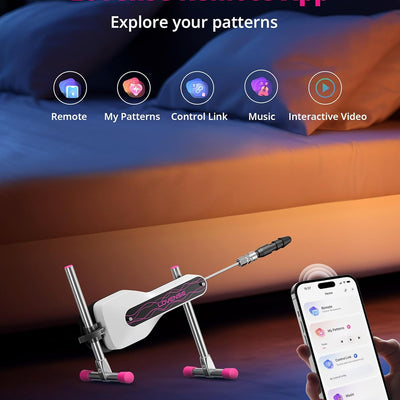 LOVENSE Mini Sex Machine, Sex Toys - Machines & Devices with Remote Control, Thrusting Machine for Women for G Spot Anal Stimulation, Adult Toys with Dildo Discreet Packaging