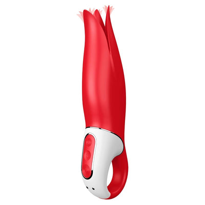 Satisfyer Power Flower Vibrator Sex Toy | Adult Toys for Women | Lay-on Vibrator with Fluttering Tips | Vibrating Sexual Pleasure Device | Stimulation Vibrators | Female Wellness Tools | Woman Sextoy