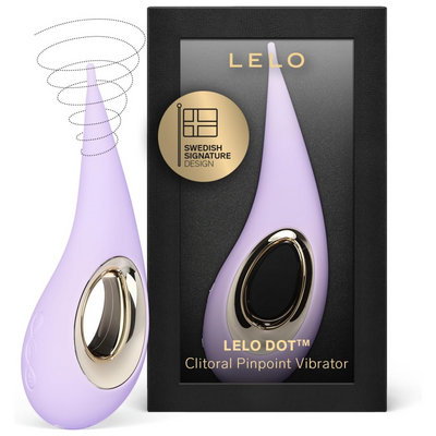 LELO DOT Clitoral Pinpoint Vibrator for Women, Adult Sex Toy with Elliptical Motion and 8 Pleasure Settings, Clitoral Stimulator Adult Toy, High Frequency Personal Vibrator and Clit Toy, Lilac