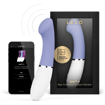 LELO LIV 3 App-Controlled G-Spot Vibrator for Women with 8 Settings, Curved Shape Female Vibrator Sex Toys, Waterproof Vibrator, Personal Vibrators, Adult Toys for Women, Sex Toy for Woman, Blue