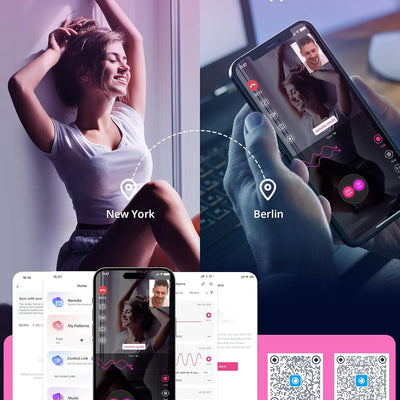 LOVENSE Flexer Wearable Panty Vibrator, App Remote Control Butterfly Vibrator for Women Pleasure, Rechargeable Clitoral G Spot Stimulator, Bluetooth Adult Sex Toys for Couples Play