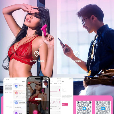 LOVENSE Ambi Mini Bullet Vibrator, Small and Discreet Powerful Stimulator with Long Distance Bluetooth Wireless Control, Hammer Shape to Pinpoint Stimulate