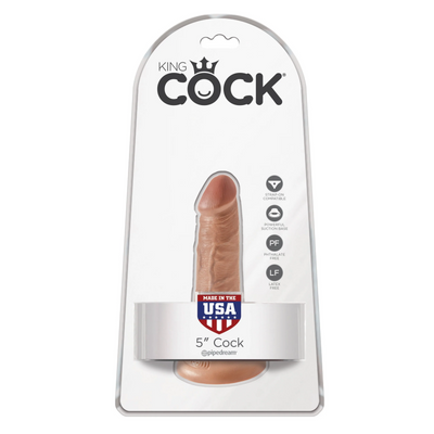 Pipedream - King Cock 5" Cock (Brown)