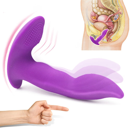10 Speed Pocket Invisible Vaginal Massager Panties Dildo Vibrators for Women Clit Stimulation G Spot Vibrator Sex Toys for Women
