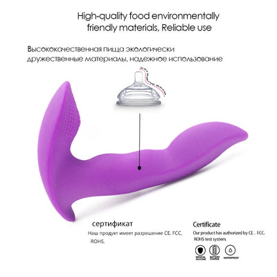 10 Speed Pocket Invisible Vaginal Massager Panties Dildo Vibrators for Women Clit Stimulation G Spot Vibrator Sex Toys for Women