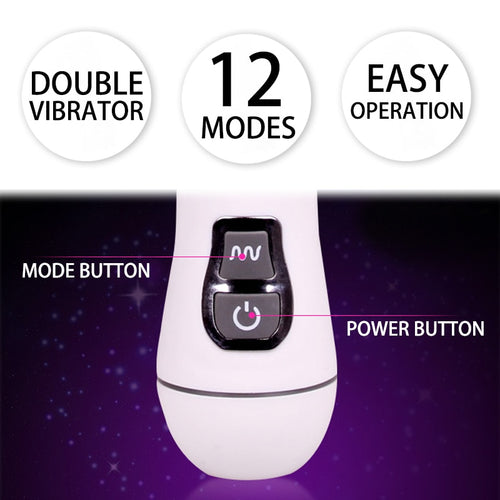 12 Modes Vagina G Spot Dildo Double Vibrator Sex Toys for Woman Adults Erotic Intimate Goods Machine Shop Vibrators for Women