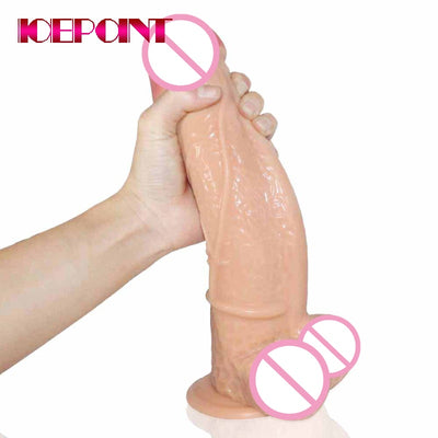 28*6cm Big Black Dildos Realistic Gode Huge Horse Dildo Vibrators Female Large Penis Giant Sex Dildos Suction Cup Toys for Women