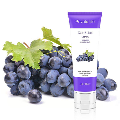30ml Grape Flavour Adult Sex Lubricats Products Water Based Men Anal Massage Oil Gay Lube Female Sex Orgasm Gel Vaginal Lubricat