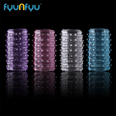5 Pcs Adjustable Silicone Condom Penis Sleeve Sex Tool Head To Penis Sex Products Cock Ring for Men