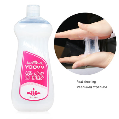 500ML Lubricant for Sex Cream Sex Super Capacity Viscous Lube Water Based Oil Lubricant Anal Adult Masturbation Toy Couple Game