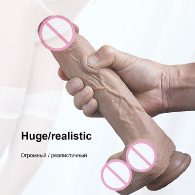 8.9 Inch Super Huge Strapon Dildo for Lesbian Woman Sex Toys G Spot Vaginal Penis Dildo Silicone with Suction Cup Cock Real Dick