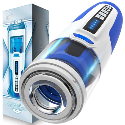 Automatic Piston Telescopic Male Masturbator Electric Rotation Penis Masturbation Cup Voice Blowjob Sex Toys for Men Sex Shop