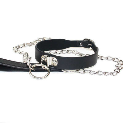 BDSM Collar,Sexy Leash Ring Steel Chain Slave Bondage Toys for Lover Role Play Erotic Posture Spreader,cosplay Juguetes Eroticos
