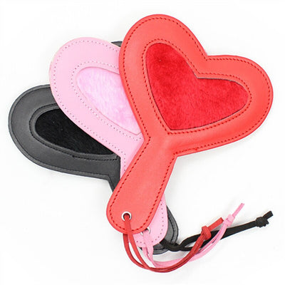 BDSM sexy Whip Flogger heart Sex Flirting Toys thick fancy Leather Spanking Paddle Fetish Sex Adults games product for lover
