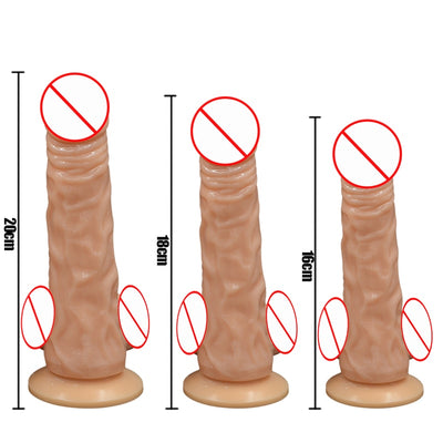 Multi Size Flesh Dildo Realistic with Suction Cup ,Sucker Big Artificial Penis for Women Sex Toys,Adult Sex Product