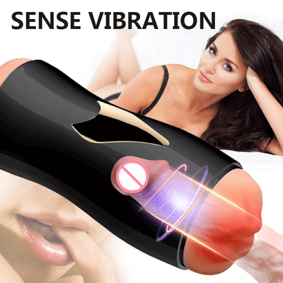 Blowjob Male Masturbator Electric Dual Holes Masturbators Anal sex Real vagina pussy Hand-freely Sucker masturb sex toys for man